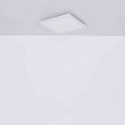 Globo - Plafón de baño LED regulable LED/24W/230V 42x42 cm IP44 blanco