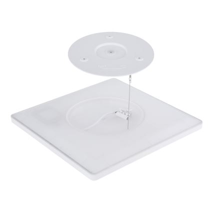 Globo - Plafón de baño LED regulable LED/24W/230V 42x42 cm IP44 blanco