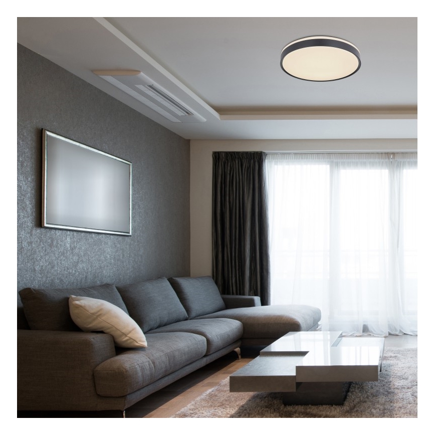Globo - Plafón LED regulable LED/24W/230V + mando a distancia