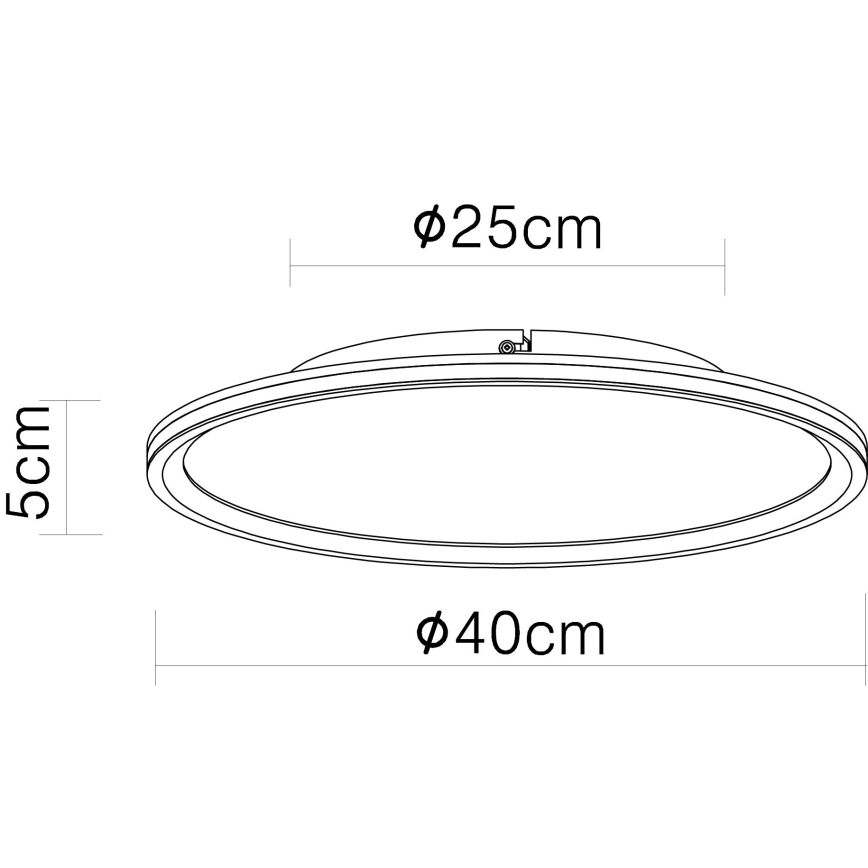 Globo - Plafón LED LED/39W/230V d. 40 cm