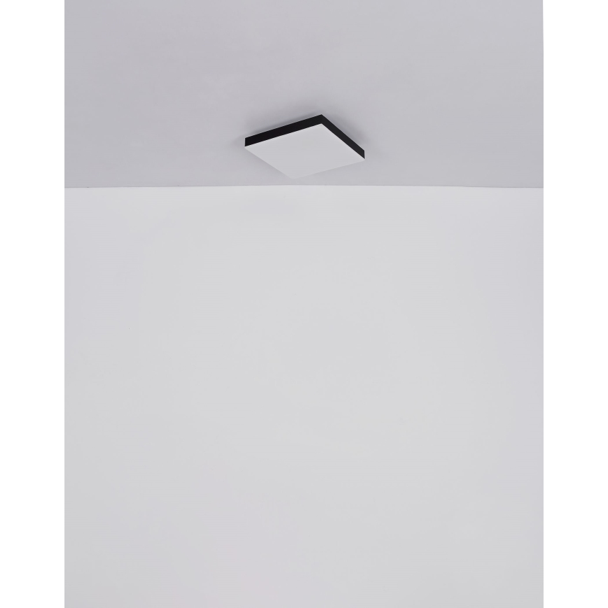 Globo - Plafón LED regulable LED/24W/230V 2700-6500K negro + control remoto