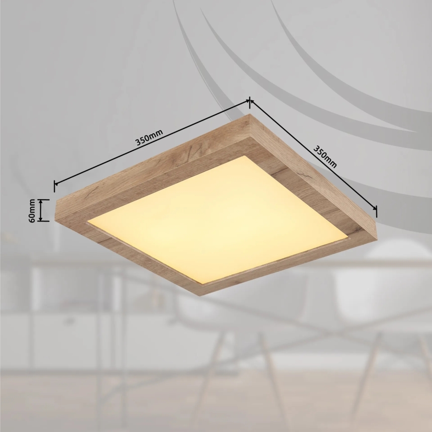 Globo - Plafón LED LED/16W/230V marrón
