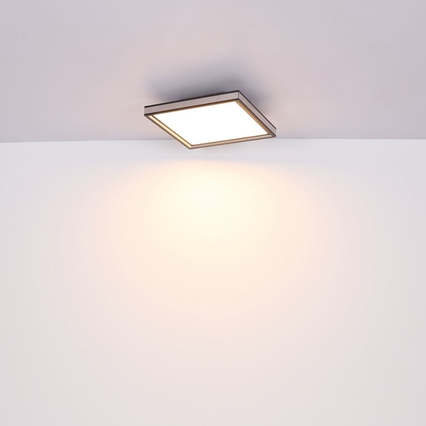 Globo - Plafón LED LED/12W/230V 30x30 cm negro/blanco