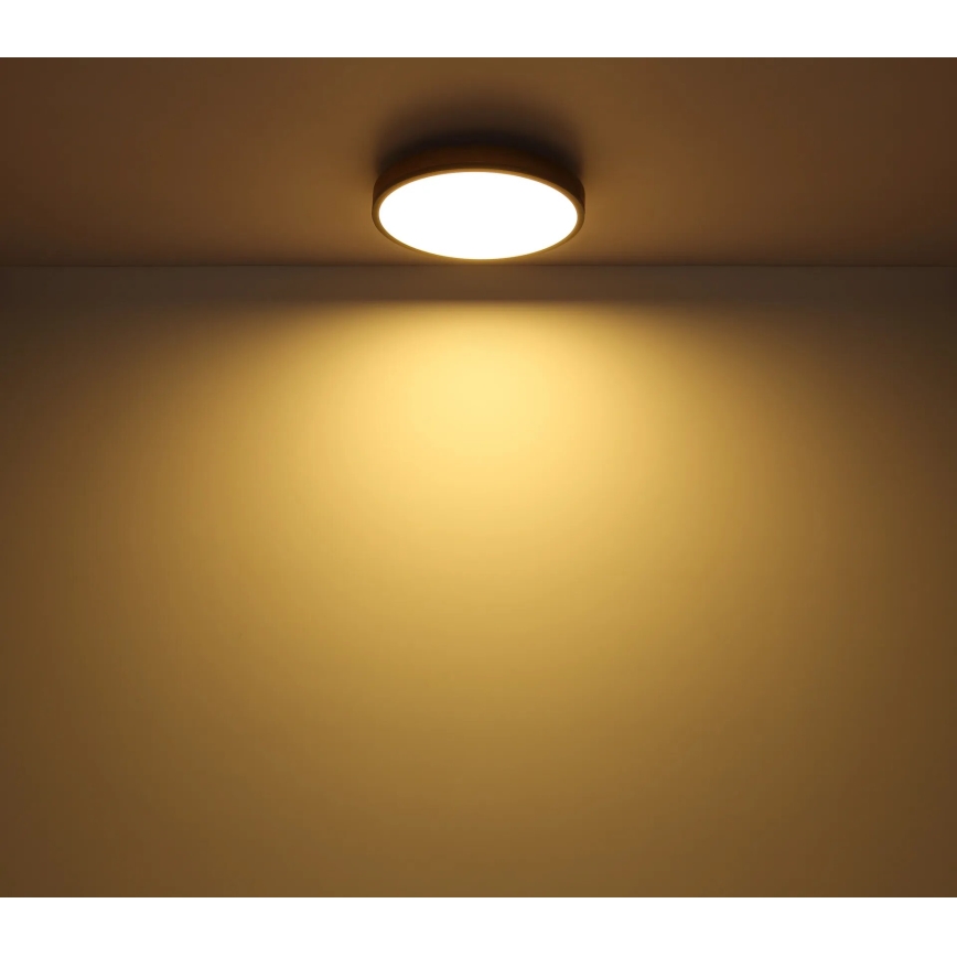 Globo - Plafón LED regulable LED/40W/230V 2700-6500K diá. 60 cm + control remoto marrón/gris