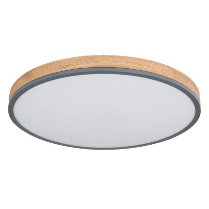 Globo - Plafón LED regulable LED/40W/230V 2700-6500K diá. 60 cm + control remoto marrón/gris