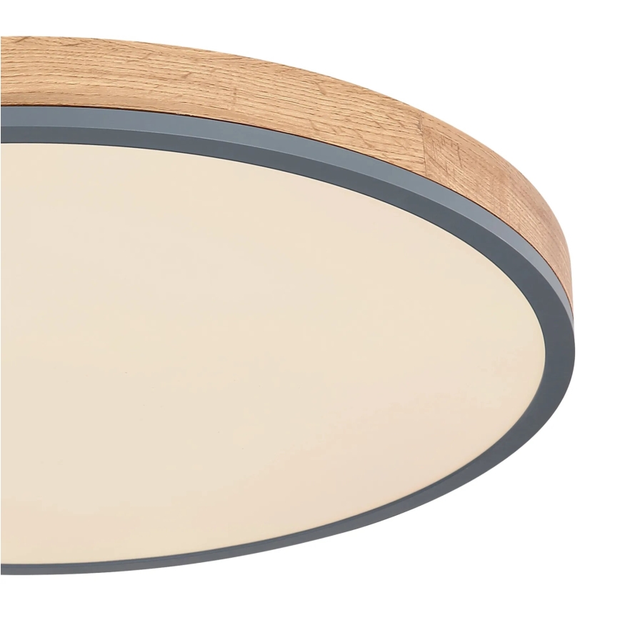 Globo - Plafón LED regulable LED/40W/230V 2700-6500K diá. 60 cm + control remoto marrón/gris