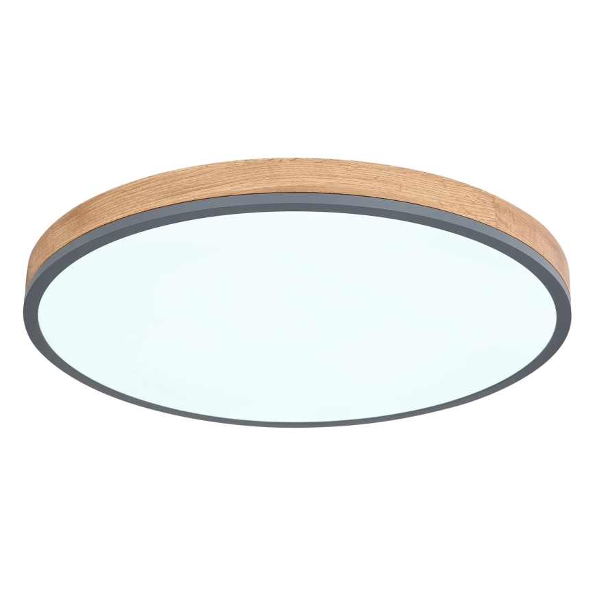 Globo - Plafón LED regulable LED/40W/230V 2700-6500K diá. 60 cm + control remoto marrón/gris