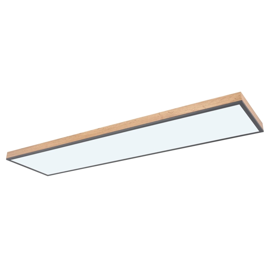 Globo - Plafón LED regulable LED/36W/230V 2700-6500K + control remoto marrón/gris