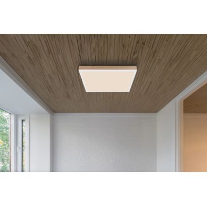 Globo - Plafón LED regulable LED/24W/230V 2700-6500K + control remoto marrón/blanco