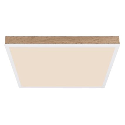 Globo - Plafón LED regulable LED/24W/230V 2700-6500K + control remoto marrón/blanco
