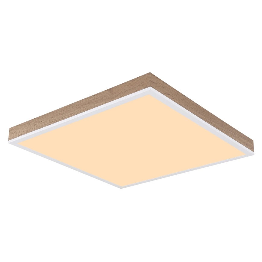 Globo - Plafón LED regulable LED/24W/230V 2700-6500K + control remoto marrón/blanco