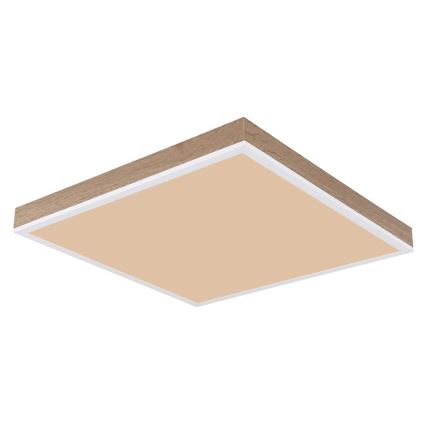 Globo - Plafón LED regulable LED/24W/230V 2700-6500K + control remoto marrón/blanco