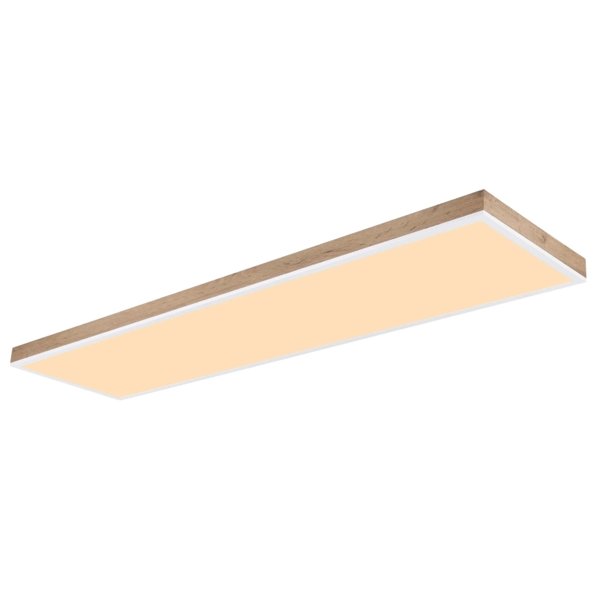 Globo - Plafón LED regulable LED/36W/230V 2700-6500K + control remoto marrón/blanco