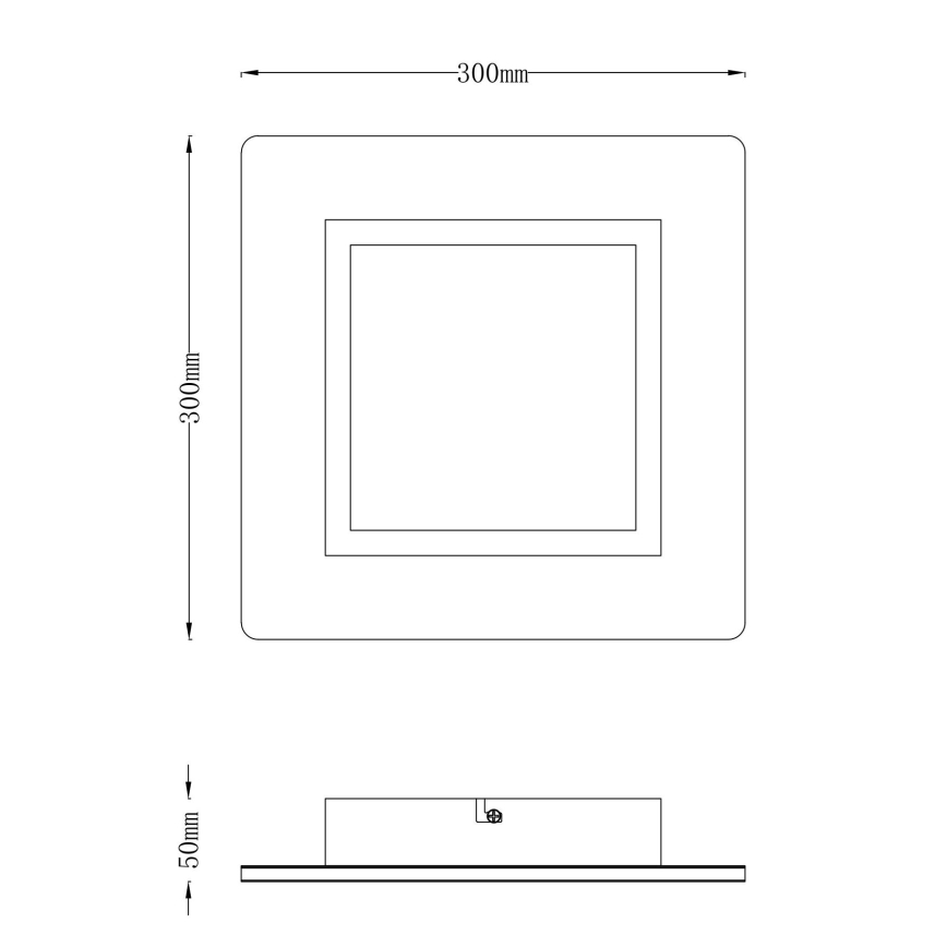 Globo - Plafón LED LED/23W/230V 2700/6500K