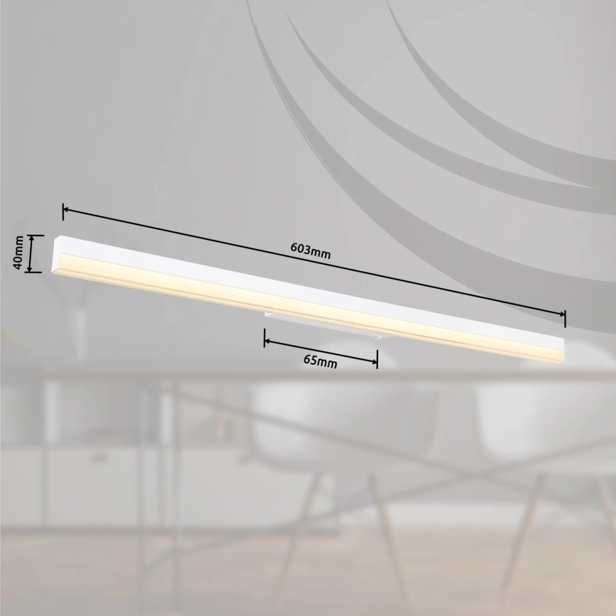 Globo - Aplique LED LED/18W/230V 3000/6000K 80 cm blanco