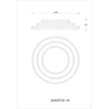 Globo - Plafón LED regulable LED/30W/230V TUYA Wi-Fi + control remoto