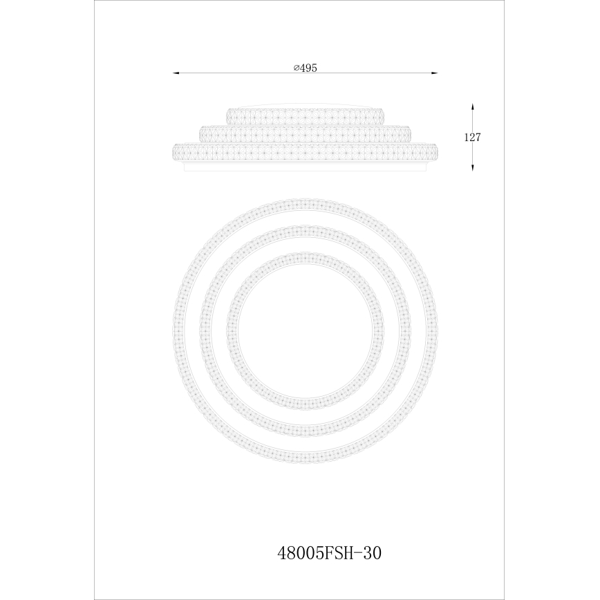 Globo - Plafón LED regulable LED/30W/230V TUYA Wi-Fi + control remoto