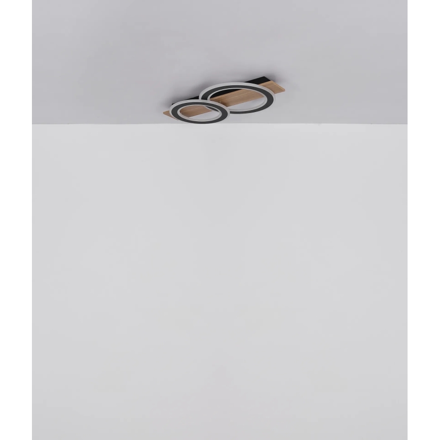 Globo - Plafón LED LED/40W/230V marrón