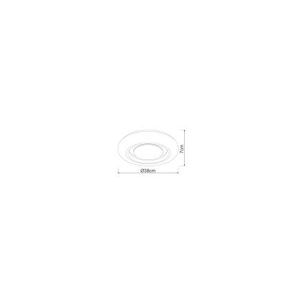 Globo - Lámpara de techo LED LED/24W/230V