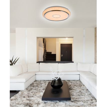 Globo - Plafón LED regulable LED/40W/230V 2700-6500K + control remoto