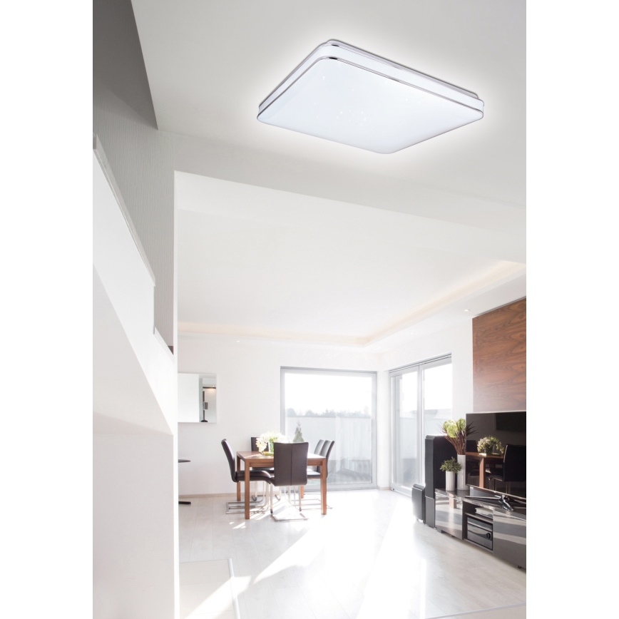 Globo - Plafón LED regulable LED/48W/230V 3000-6400K + control remoto