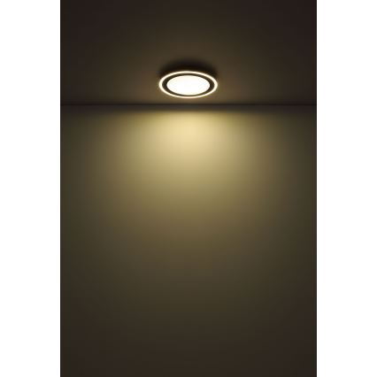 Globo - Plafón LED LED/24W/230V 4000K diá. 34 cm negro