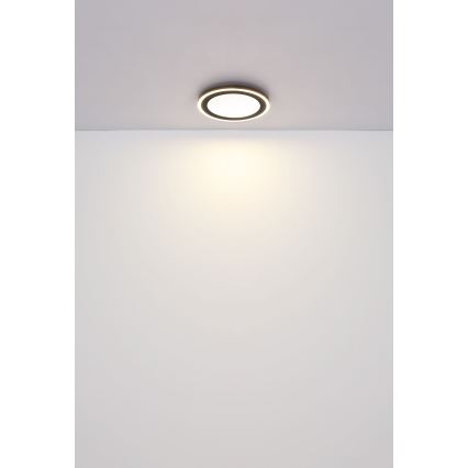 Globo - Plafón LED LED/24W/230V 4000K diá. 34 cm negro