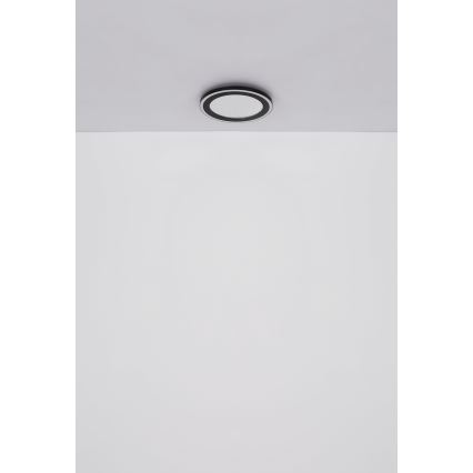 Globo - Plafón LED LED/24W/230V 4000K diá. 34 cm negro