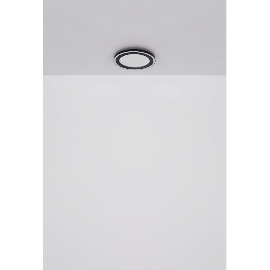 Globo - Plafón LED LED/24W/230V 4000K diá. 34 cm negro