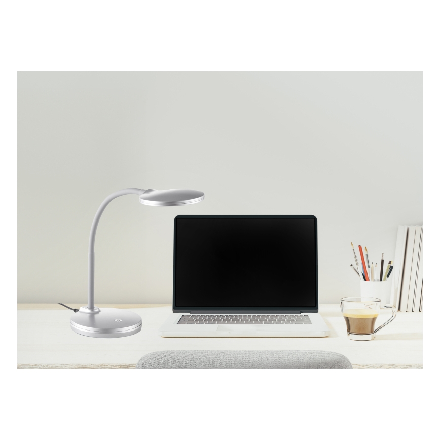 Globo - Lámpara de mesa regulable LED táctil LED/4W/230V plata