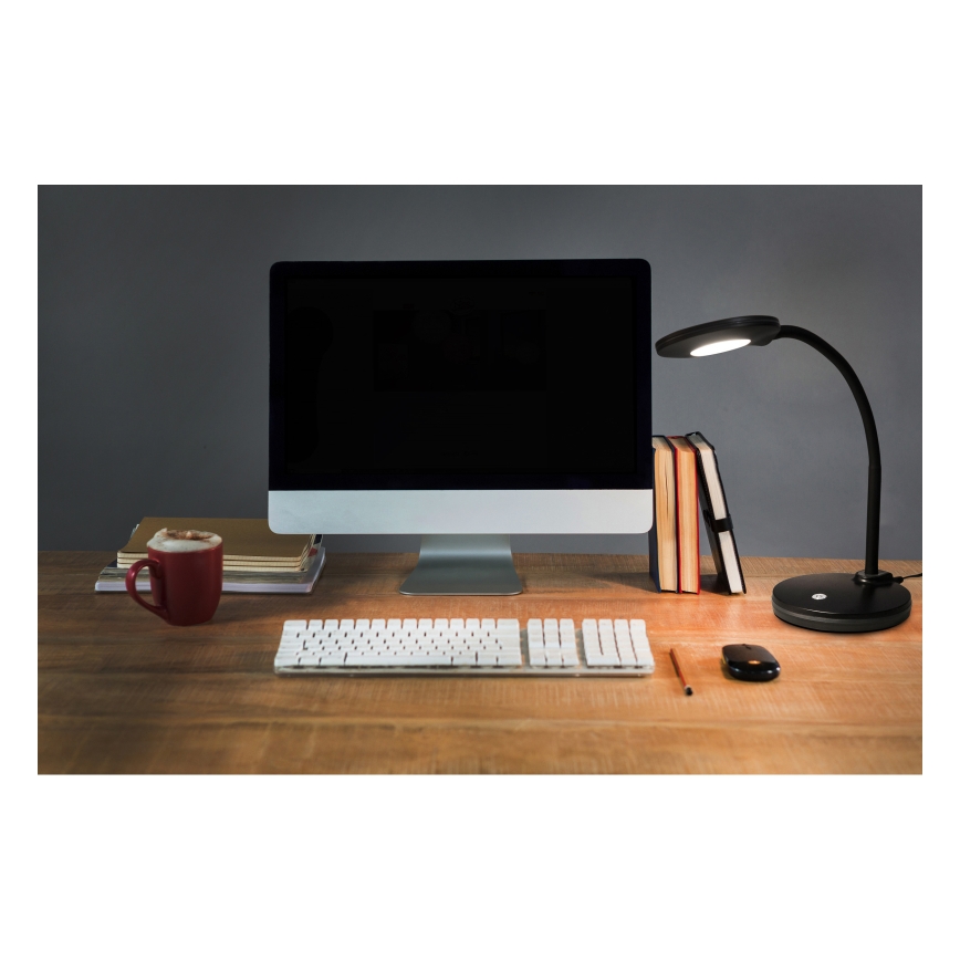 Globo - Lámpara de mesa regulable LED táctil LED/4W/230V negro