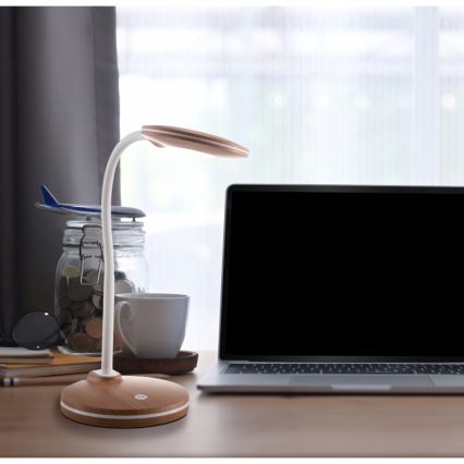 Globo - Lámpara de mesa regulable LED táctil LED/4W/230V marrón