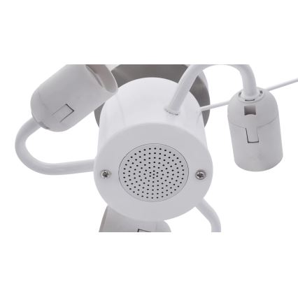 Globo 54004DL - Plafón con altavoz THERESA 3xE27/40W/230V