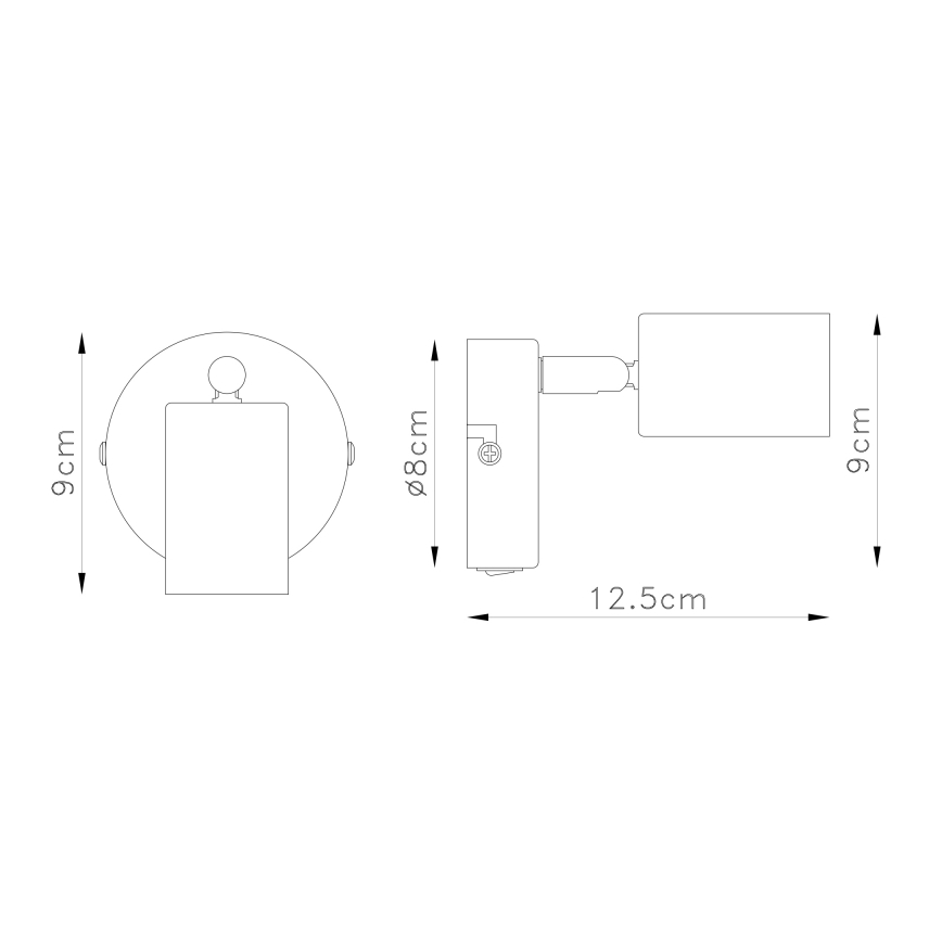 Globo - Foco de pared 1xE27/60W/230V