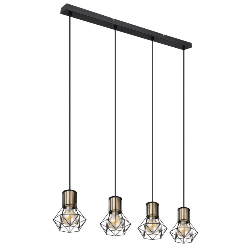 Globo - Lámpara colgante 4xE27/40W/230V