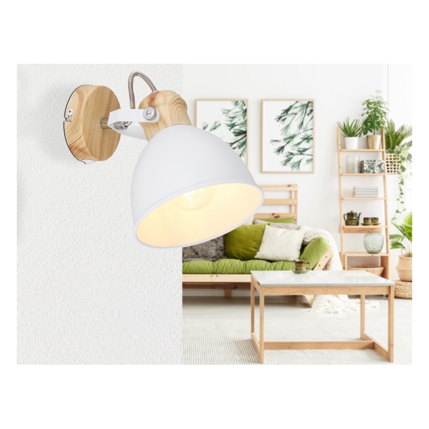 Globo - Foco de pared 1xE27/40W/230V