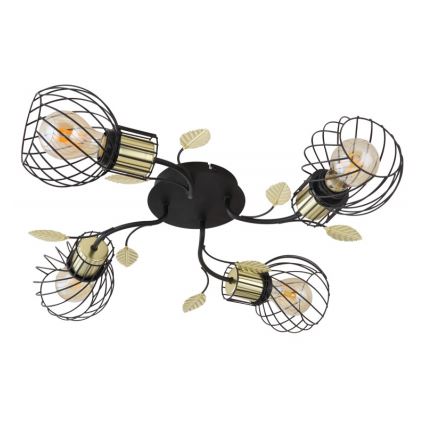 Globo - Lámpara de suspensión 4xE27/40W/230V