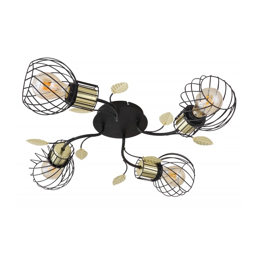 Globo - Lámpara de suspensión 4xE27/40W/230V