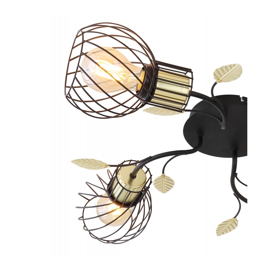 Globo - Lámpara de suspensión 4xE27/40W/230V