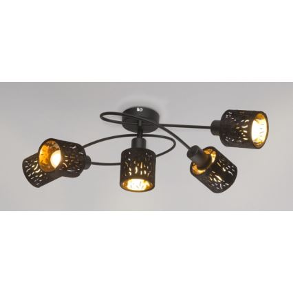 Globo - Lámpara de araña de luces de superficie 5xE14/8W/230V