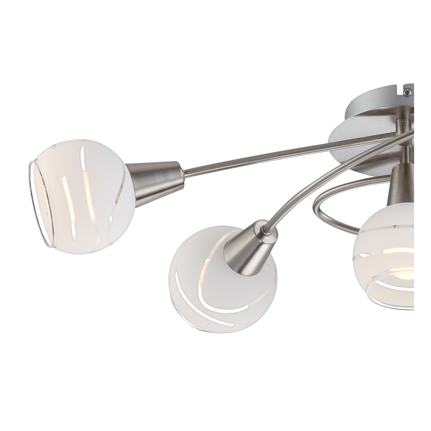 Globo 54341-5 - Plafón LED ELLIOTT 5xE14/4W/230V