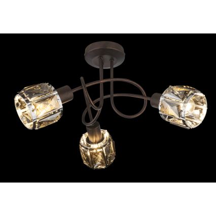 Globo - Lámpara de araña de luces de superficie 3xE14/40W/230V