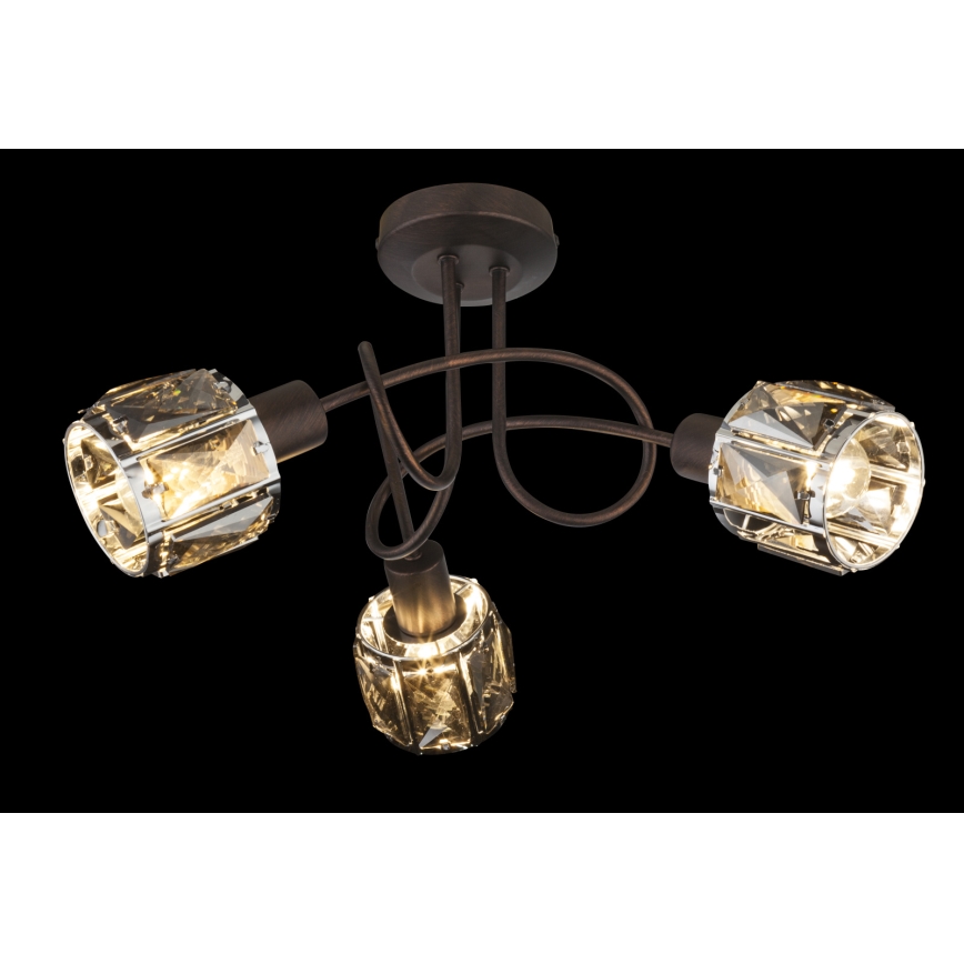Globo - Lámpara de araña de luces de superficie 3xE14/40W/230V