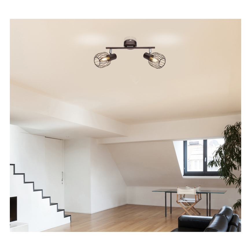 Globo 54801-2 - Foco AKIN 2xE14/40W/230V