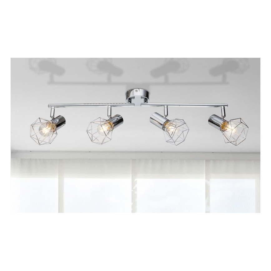 Globo 54802-4 - Foco XARA I 4xE14/40W/230V