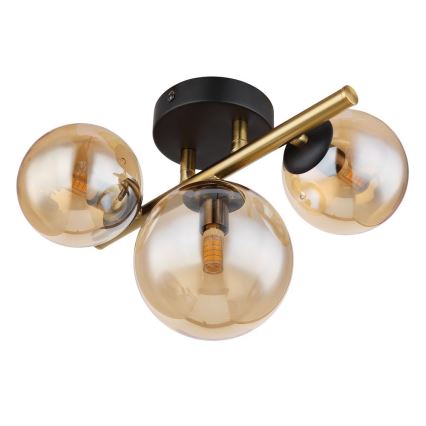 Globo - Lámpara de techo LED RIHA 3xG9/3,5W/230V latón