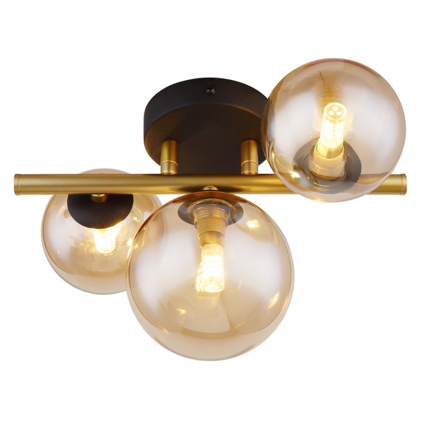 Globo - Lámpara de techo LED RIHA 3xG9/3,5W/230V latón