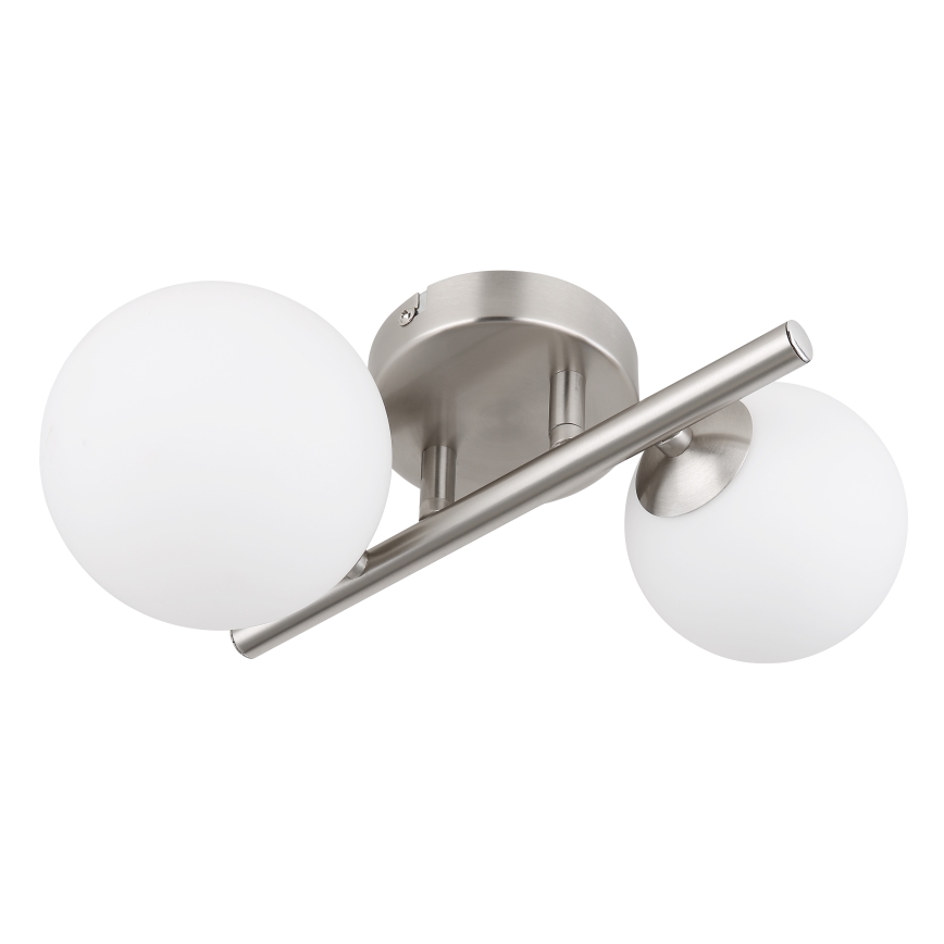 Globo - Lámpara de techo LED 2xG9/3W/230V cromo mate