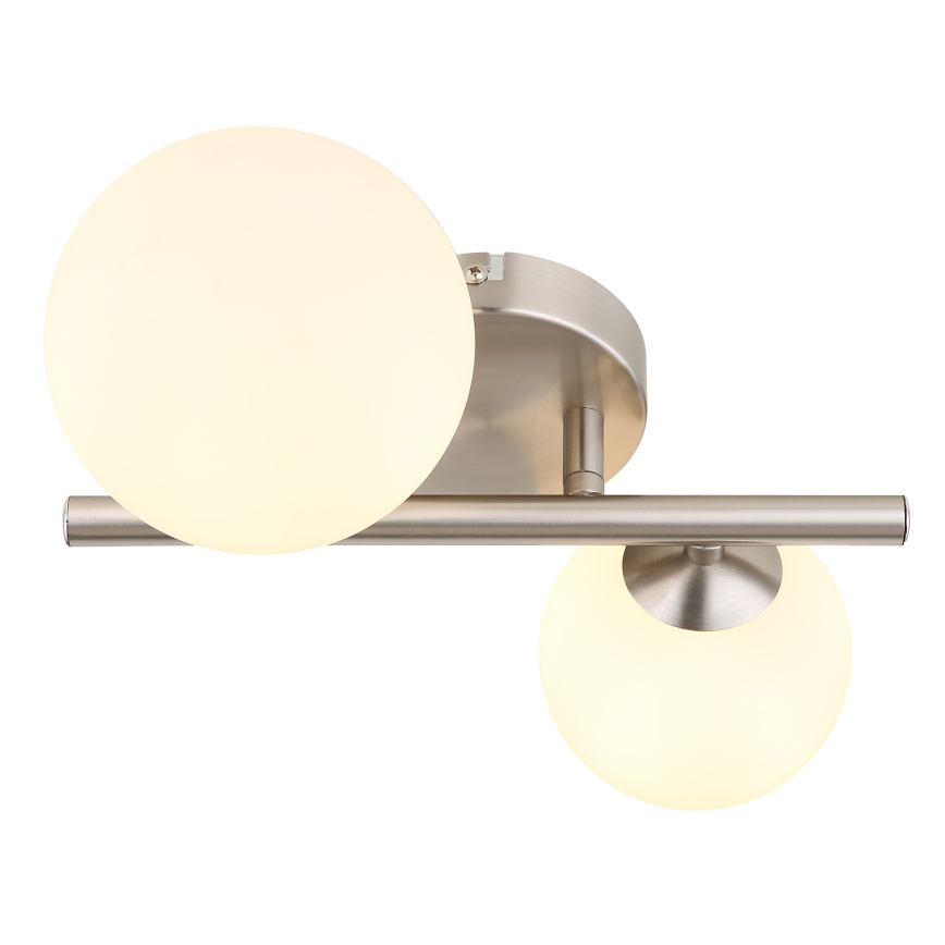 Globo - Lámpara de techo LED 2xG9/3W/230V cromo mate