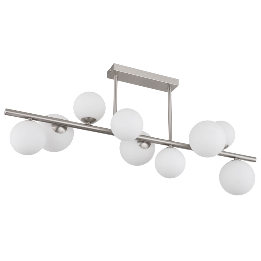 Globo - Lámpara colgante LED 9xG9/3W/230V cromo mate
